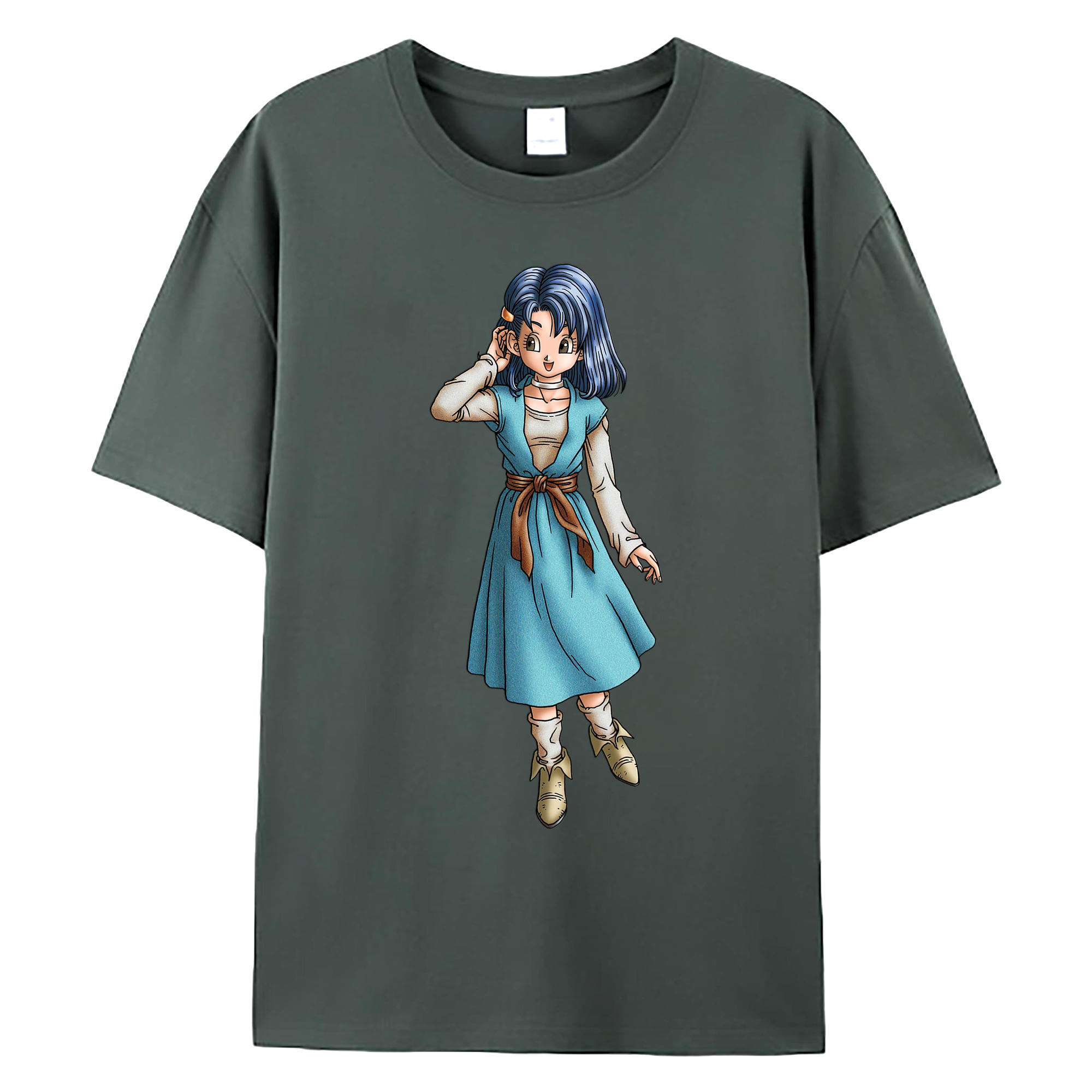 （画像用） ドラゴンクエスト Doragon Kuesuto Dragon Quest 綿100％ メンズ半袖Tシャツ｜肌触りやわらか＆通気性